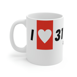 I Love The Future Ceramic Mug